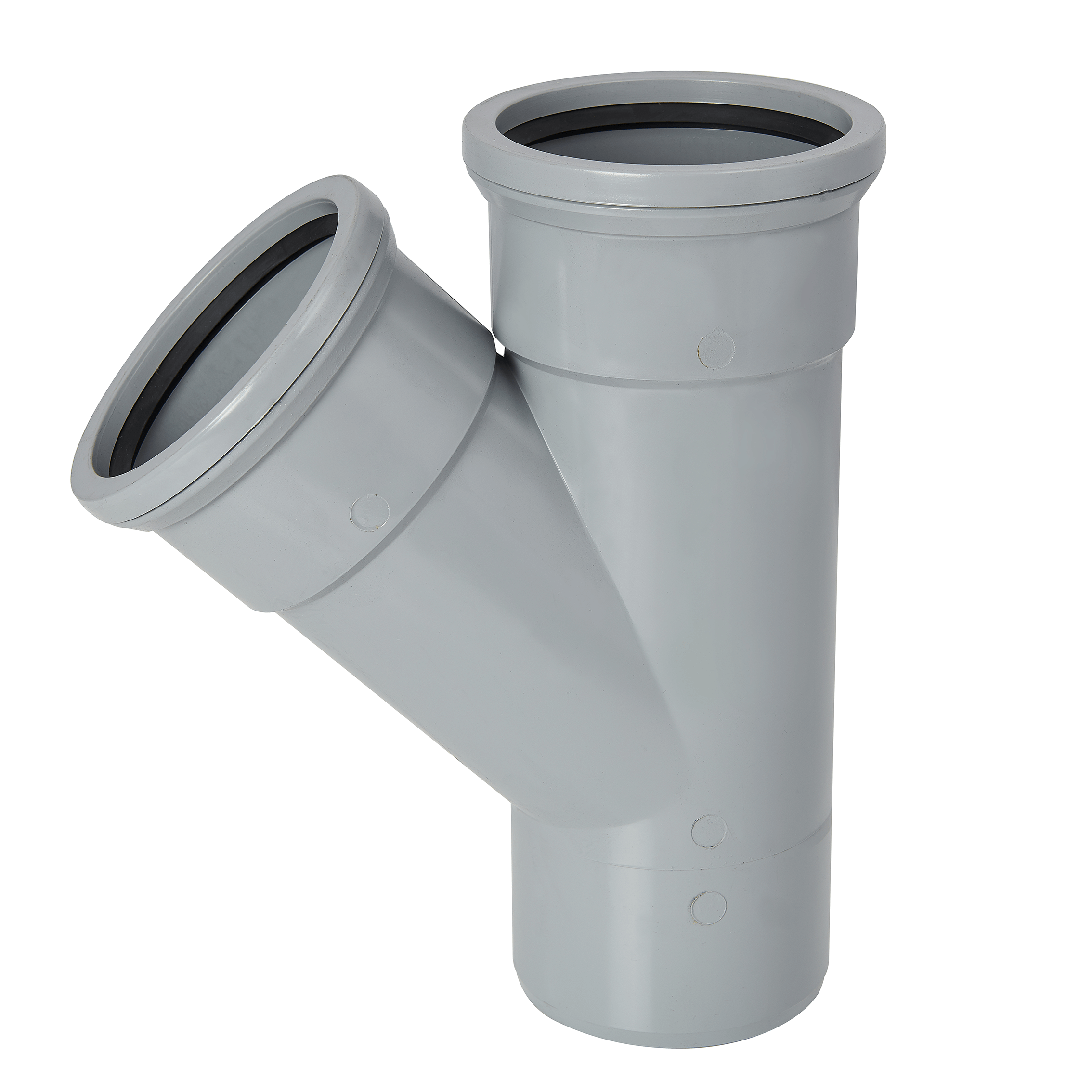 Kayflow 110mm Superdeep Grey 45° Double Socket Branch image